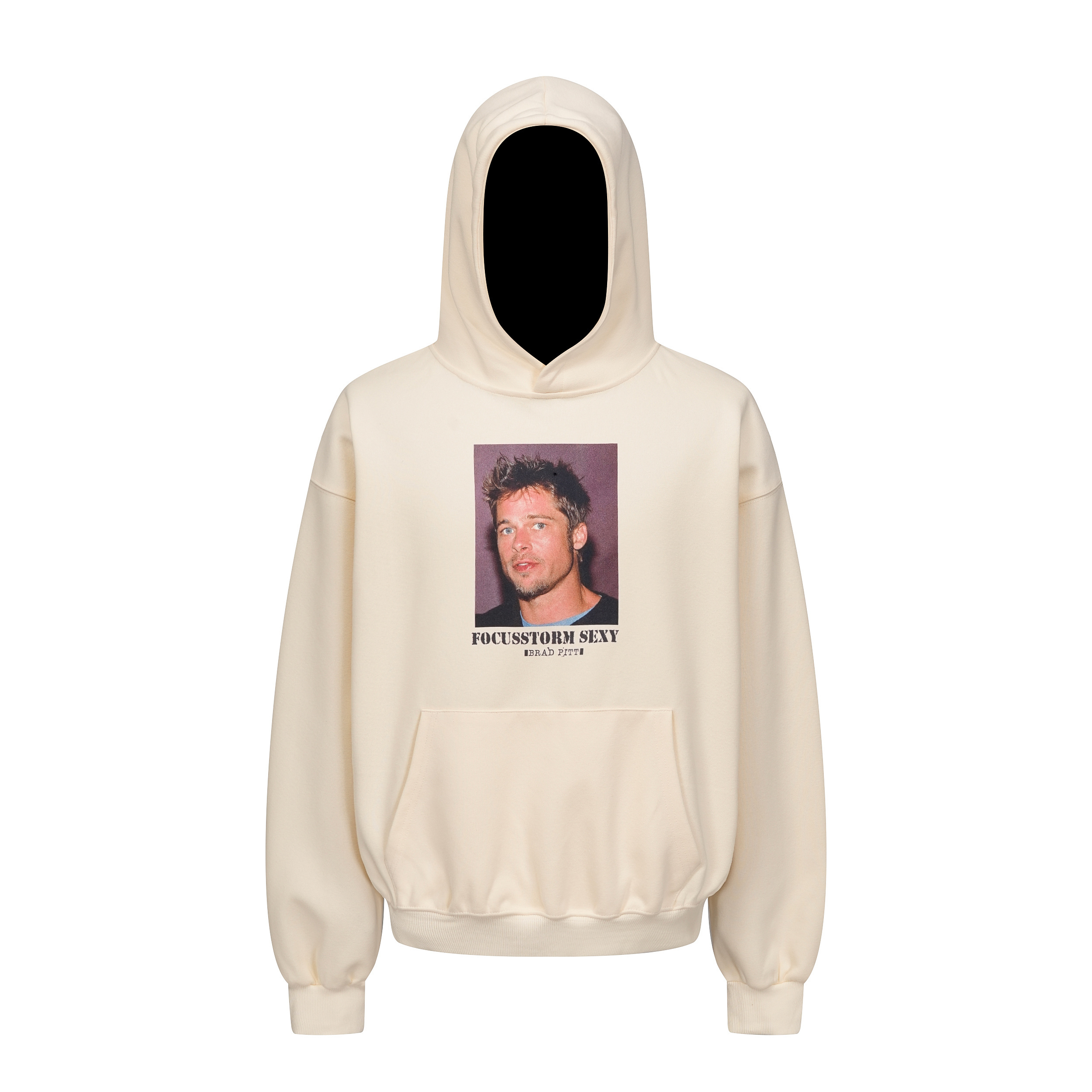 Focus Storm American Retro Character Print Long Sleeve Loose Casual Hooded Hoodie 81115# zx - Focus Storm