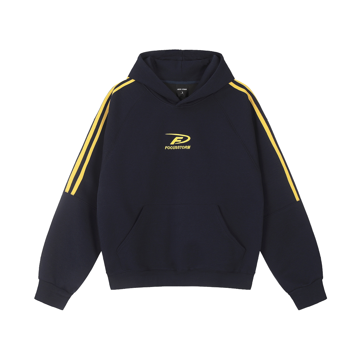 Focus Storm American-Style Triple-Stripe Embroidered Hoodie 88811# zx - Focus Storm